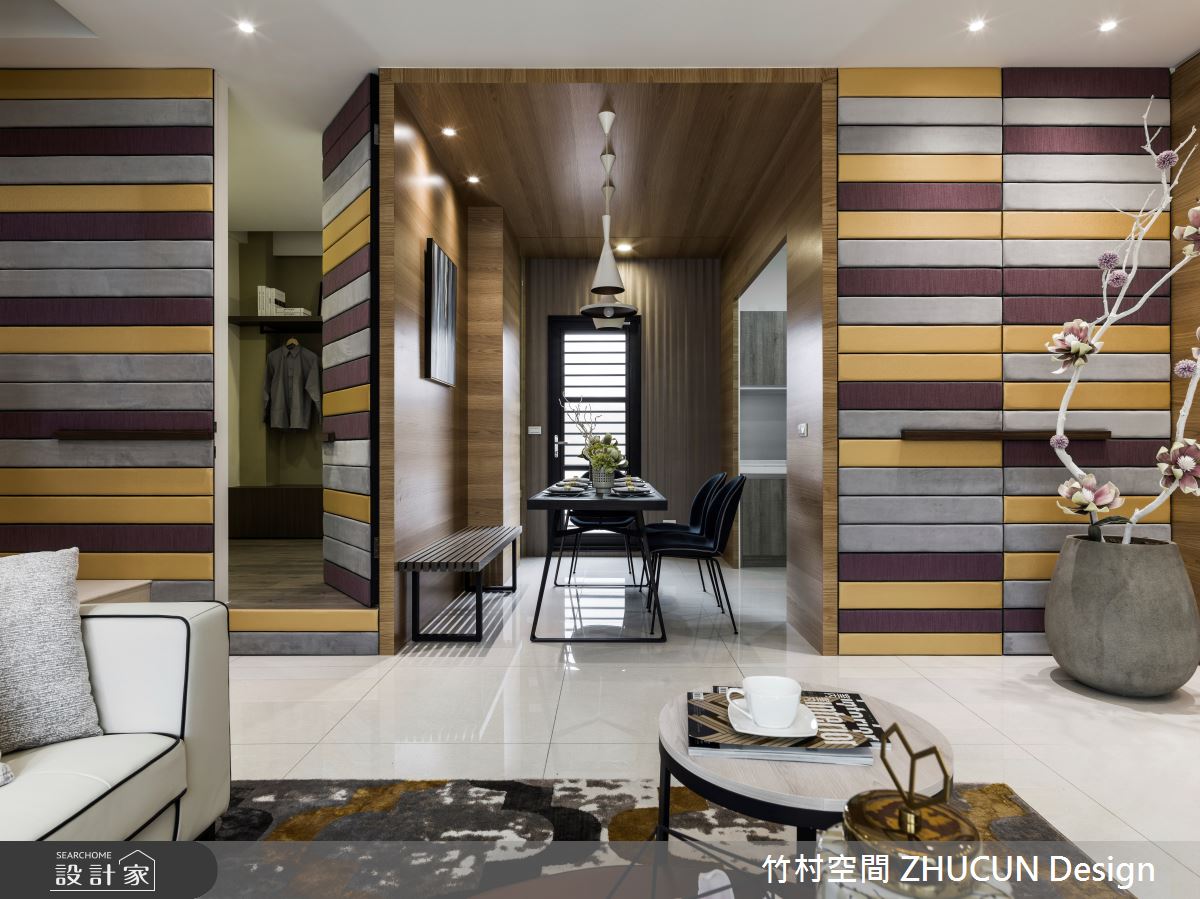 30坪新成屋(5年以下)＿混搭風客廳餐廳案例圖片＿竹村空間 ZHUCUN Design＿竹村_12 對比 Contrast_30坪混搭風之7