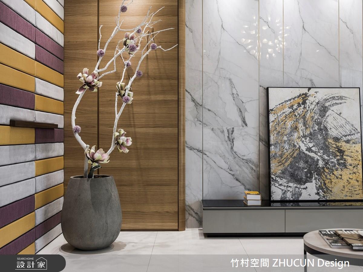 30坪新成屋(5年以下)＿混搭風客廳案例圖片＿竹村空間 ZHUCUN Design＿竹村_12 對比 Contrast_30坪混搭風之1