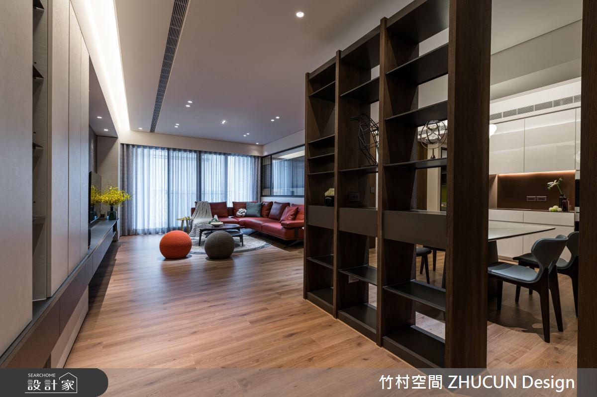 90坪新成屋(5年以下)＿現代風客廳案例圖片＿竹村空間 ZHUCUN Design＿竹村_13 泊樹 B．T_90坪現代風之2