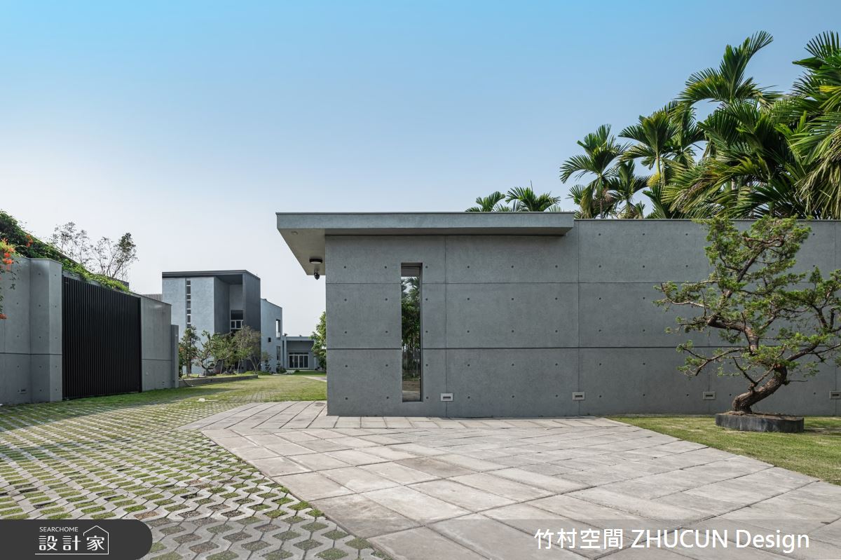 350坪新成屋(5年以下)＿現代風庭院案例圖片＿竹村空間 ZHUCUN Design＿竹村_15 雙調 Bitonic_350坪自地自建現代風別墅之1