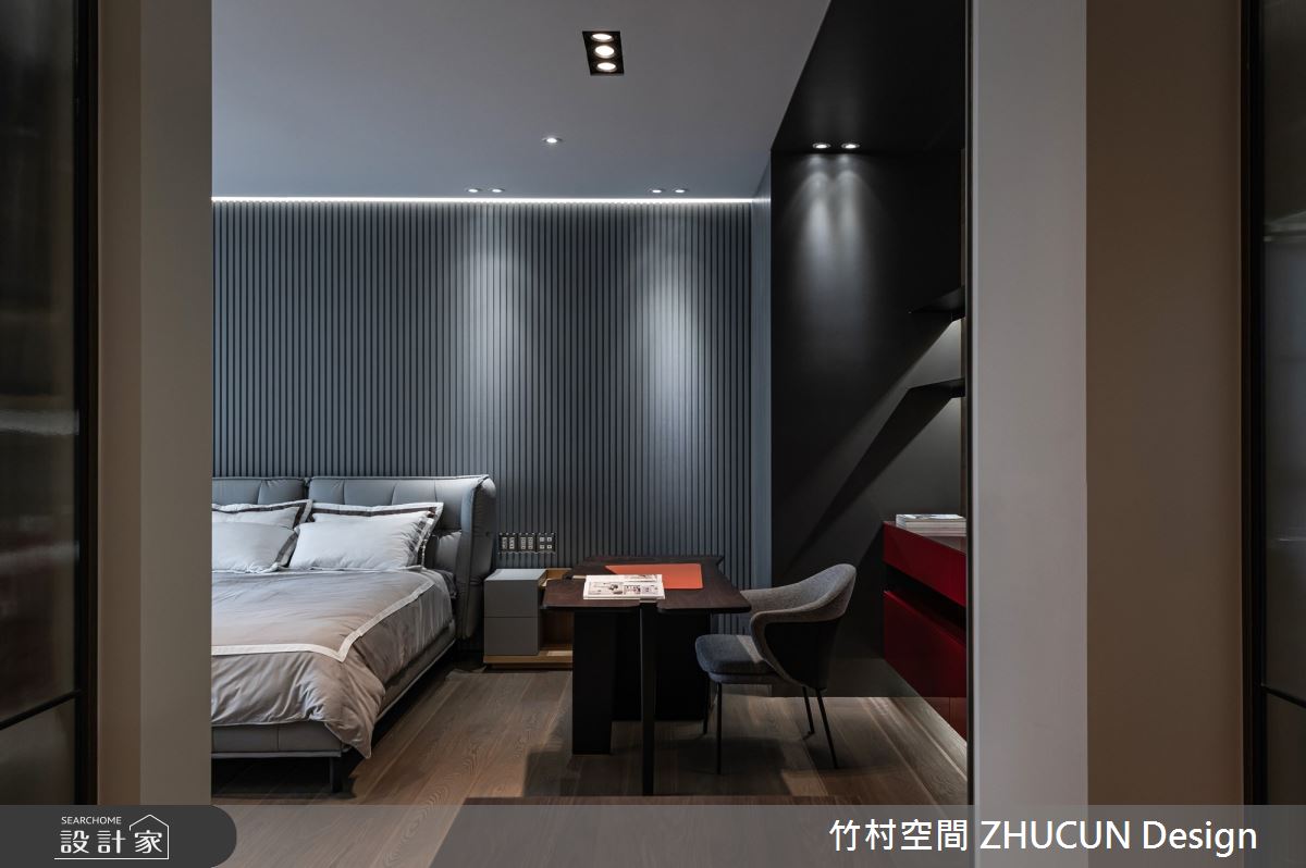 350坪新成屋(5年以下)＿現代風臥室案例圖片＿竹村空間 ZHUCUN Design＿竹村_15 雙調 Bitonic_350坪自地自建現代風別墅之16