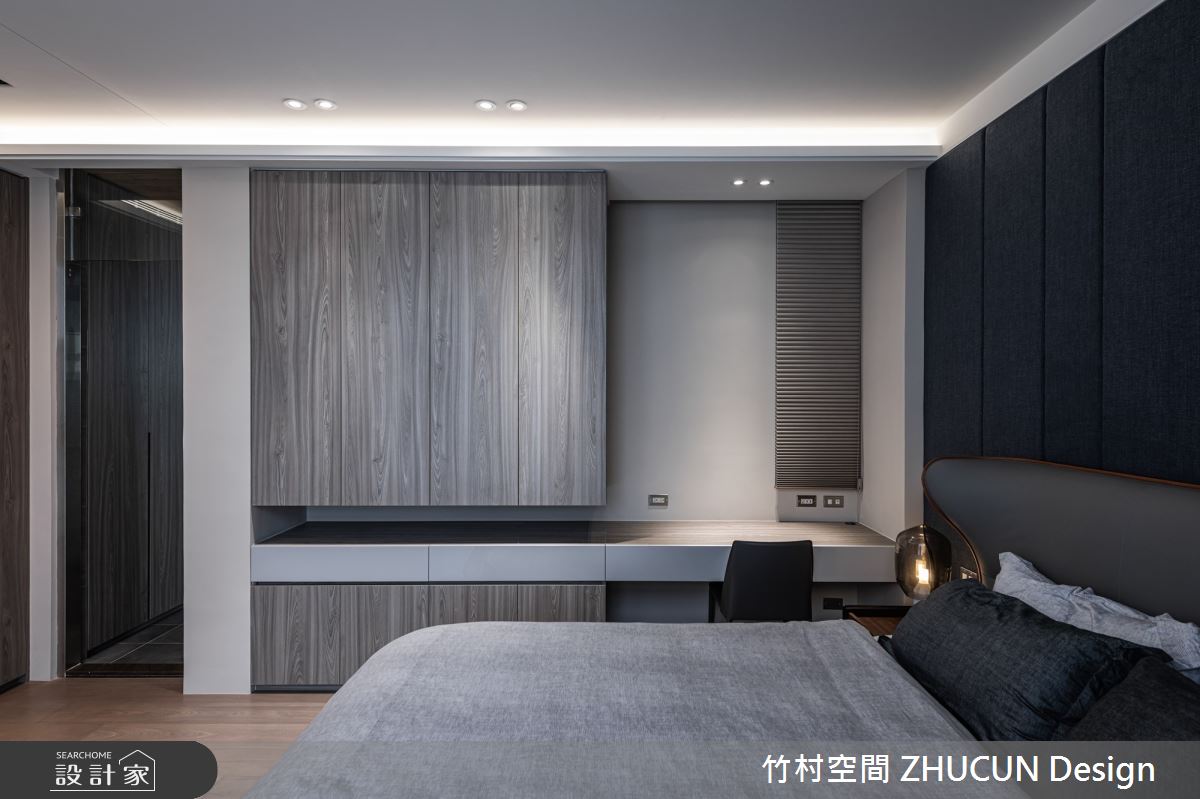 350坪新成屋(5年以下)＿現代風臥室案例圖片＿竹村空間 ZHUCUN Design＿竹村_15 雙調 Bitonic_350坪自地自建現代風別墅之18