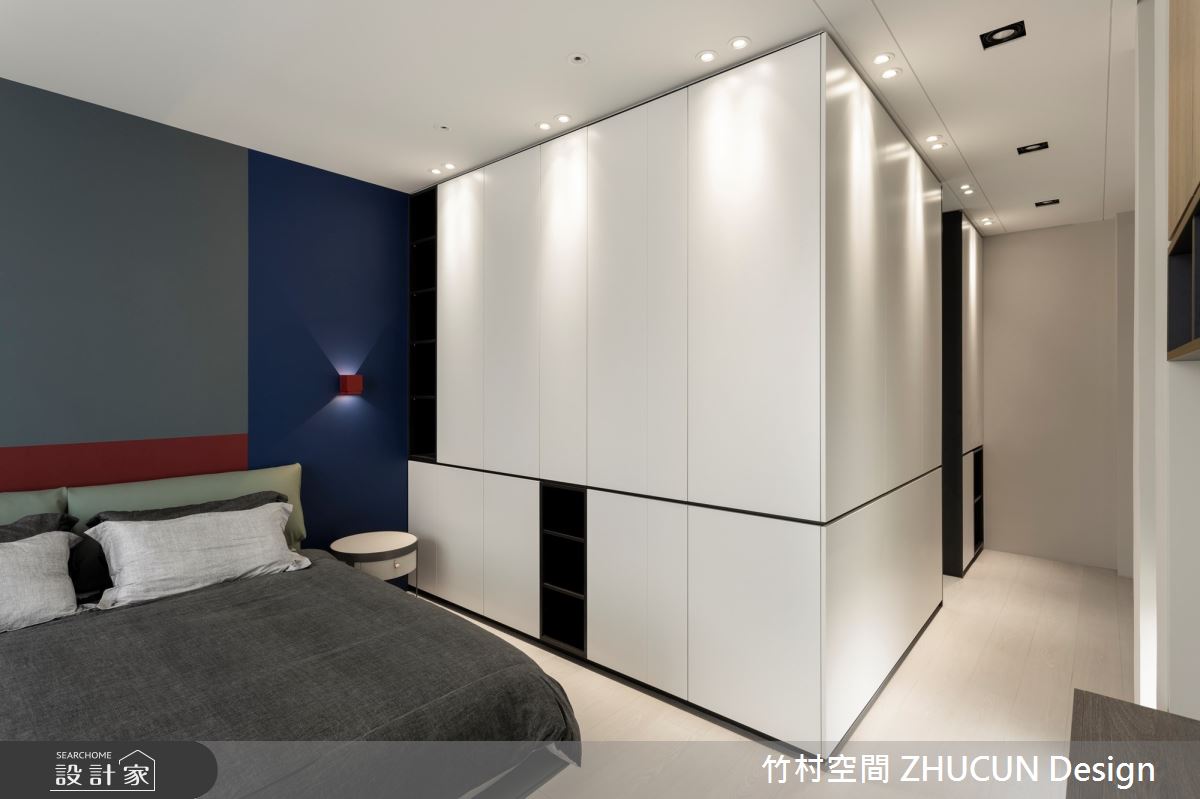 350坪新成屋(5年以下)＿現代風臥室案例圖片＿竹村空間 ZHUCUN Design＿竹村_15 雙調 Bitonic_350坪自地自建現代風別墅之20