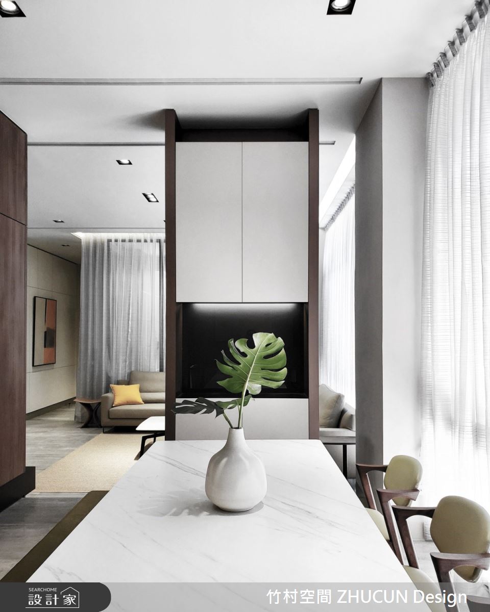 111坪中古屋(5~15年)＿簡約風餐廳案例圖片＿竹村空間 ZHUCUN Design＿竹村_16 緻 Chic_111坪簡約風透天別墅之7