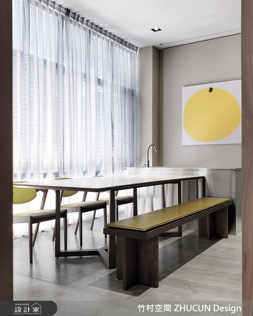 111坪中古屋(5~15年)＿簡約風餐廳案例圖片＿竹村空間 ZHUCUN Design＿竹村_16 緻 Chic_111坪簡約風透天別墅之9