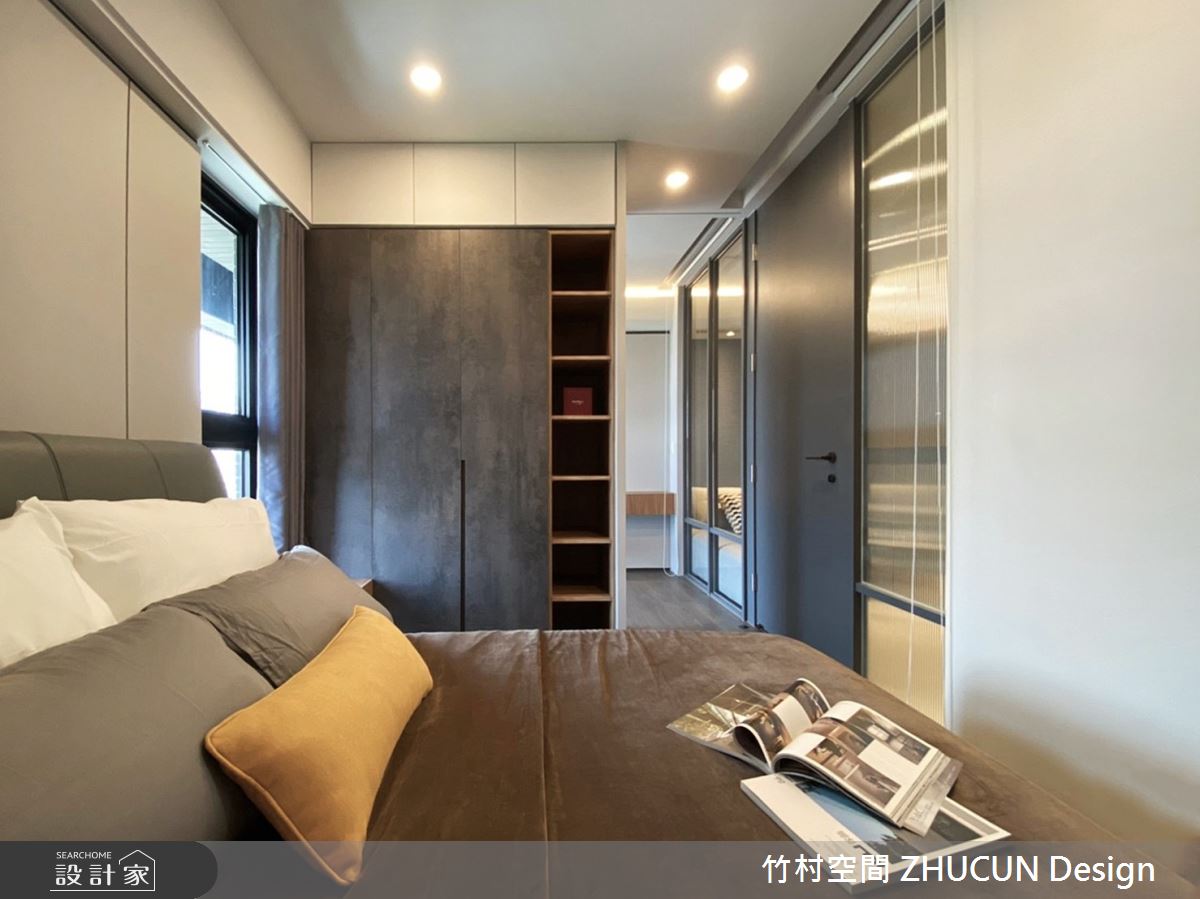 14坪新成屋(5年以下)＿現代風臥室案例圖片＿竹村空間 ZHUCUN Design＿竹村_18 覓謐 Meet Me_14坪現代風之8