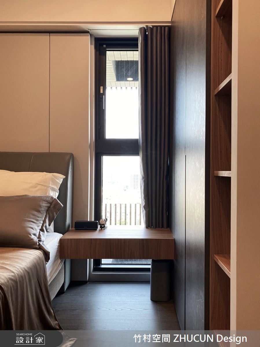 14坪新成屋(5年以下)＿現代風臥室案例圖片＿竹村空間 ZHUCUN Design＿竹村_18 覓謐 Meet Me_14坪現代風之10