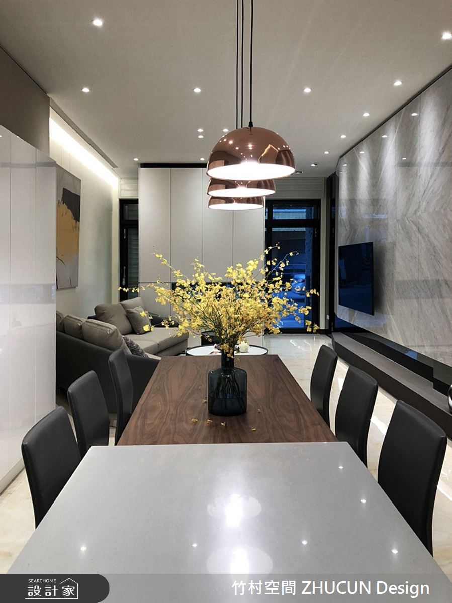 34坪新成屋(5年以下)＿現代風餐廳案例圖片＿竹村空間 ZHUCUN Design＿竹村_19 界境 Boundary_34坪現代風透天別墅之8