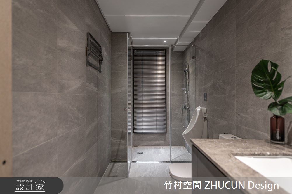 101坪新成屋(5年以下)＿現代風浴室案例圖片＿竹村空間 ZHUCUN Design＿竹村_21 鉑 Platinum_101坪現代風毛胚屋之18