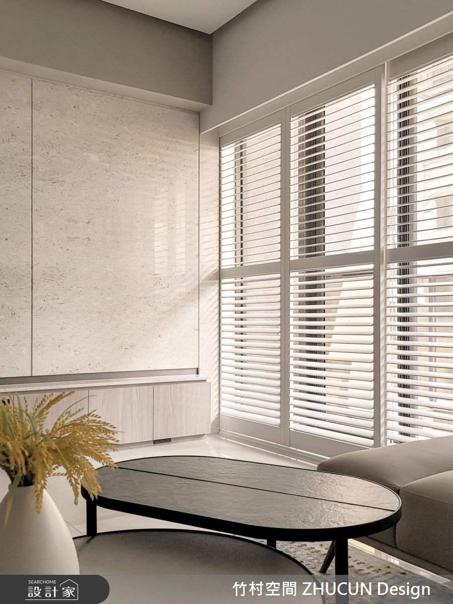 65坪新成屋(5年以下)＿日式無印風客廳案例圖片＿竹村空間 ZHUCUN Design＿竹村_23 靜默_65坪日式無印風之12