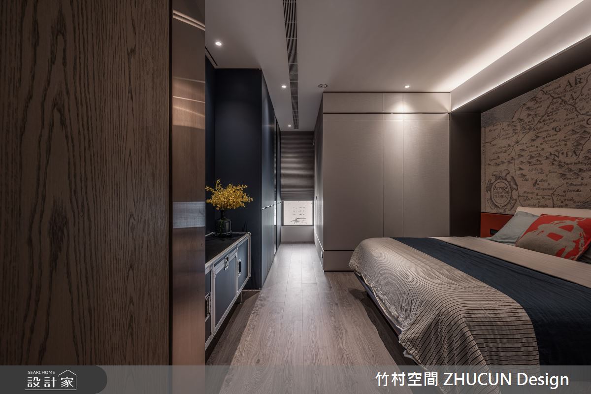 69坪中古屋(5~15年)＿現代風臥室案例圖片＿竹村空間 ZHUCUN Design＿竹村_24 流動如生 Liquidity_69坪現代風毛胚屋之9