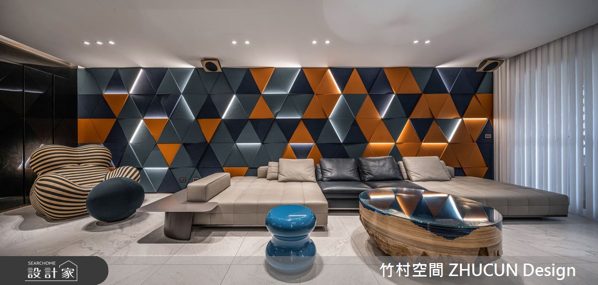 69坪中古屋(5~15年)＿現代風客廳案例圖片＿竹村空間 ZHUCUN Design＿竹村_24 流動如生 Liquidity_69坪現代風毛胚屋之4