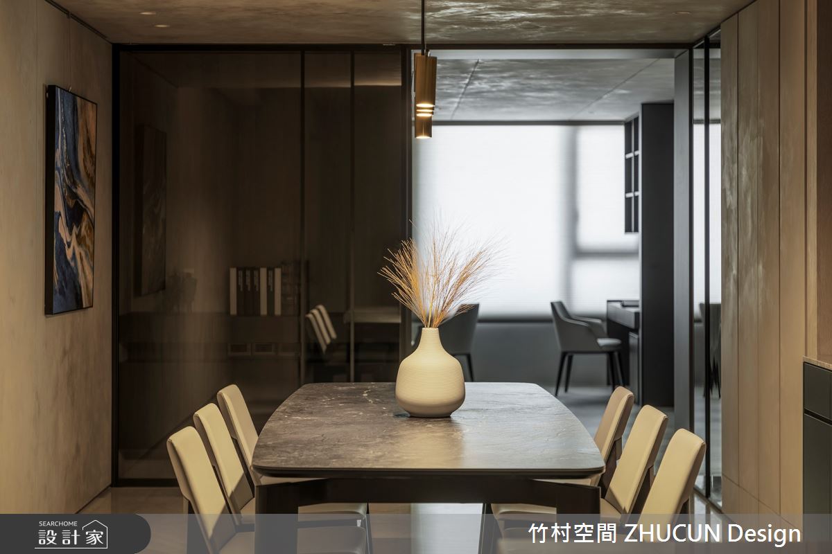 75坪新成屋(5年以下)＿簡約風書房工作區案例圖片＿竹村空間 ZHUCUN Design＿竹村_25 晶硯 Timeless_75坪現代風毛胚屋之17