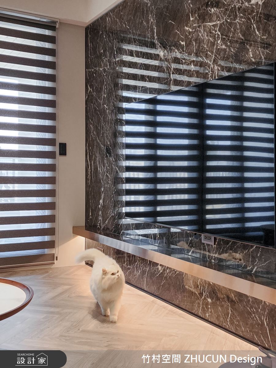 32坪新成屋(5年以下)＿現代風客廳案例圖片＿竹村空間 ZHUCUN Design＿竹村_26 溫。心 Warm_32坪現代風之2