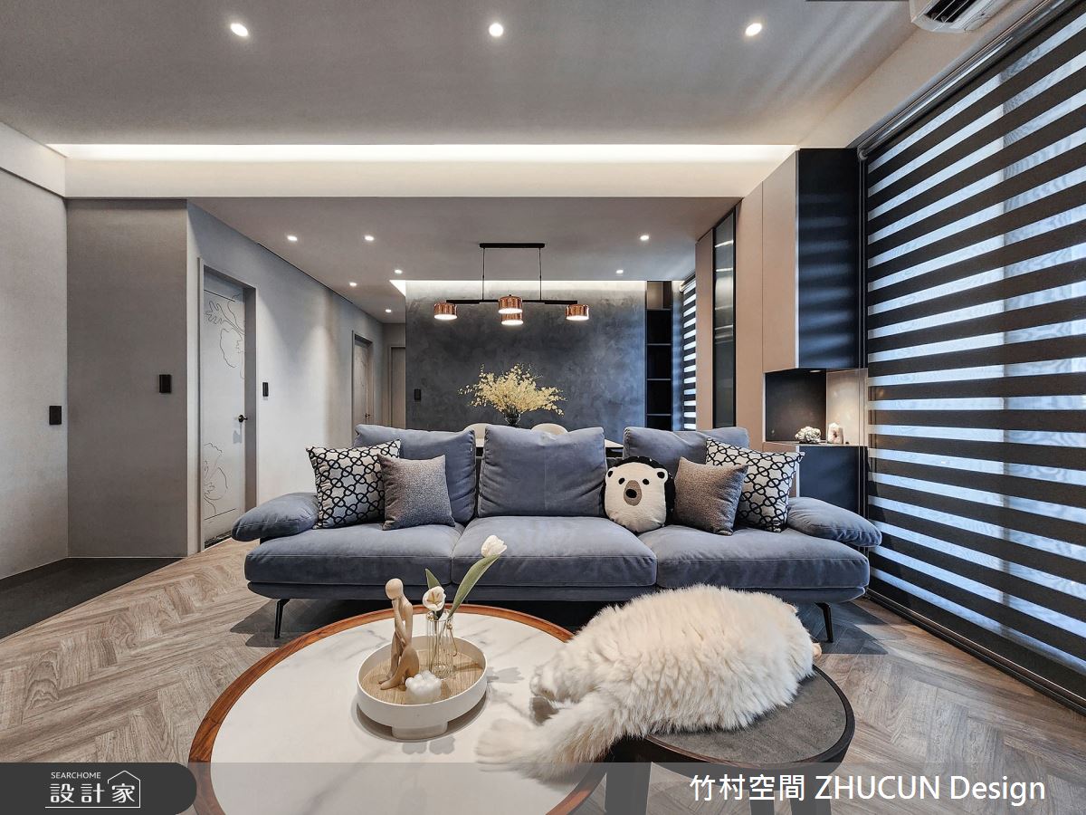 32坪新成屋(5年以下)＿現代風客廳餐廳案例圖片＿竹村空間 ZHUCUN Design＿竹村_26 溫。心 Warm_32坪現代風之6