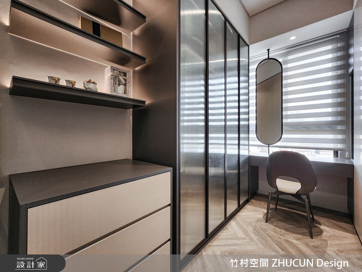 32坪新成屋(5年以下)＿現代風更衣間案例圖片＿竹村空間 ZHUCUN Design＿竹村_26 溫。心 Warm_32坪現代風之20