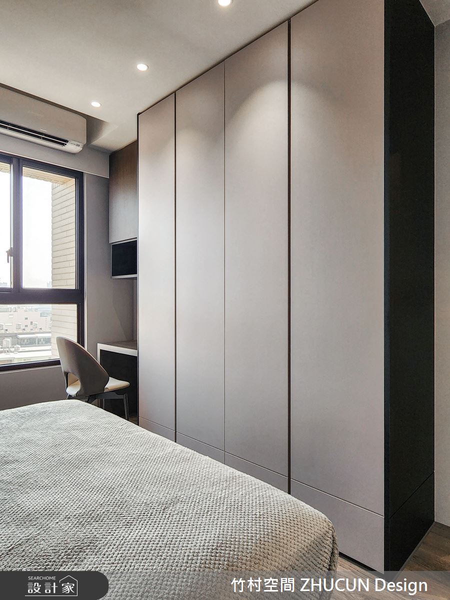 32坪新成屋(5年以下)＿現代風臥室案例圖片＿竹村空間 ZHUCUN Design＿竹村_26 溫。心 Warm_32坪現代風之25