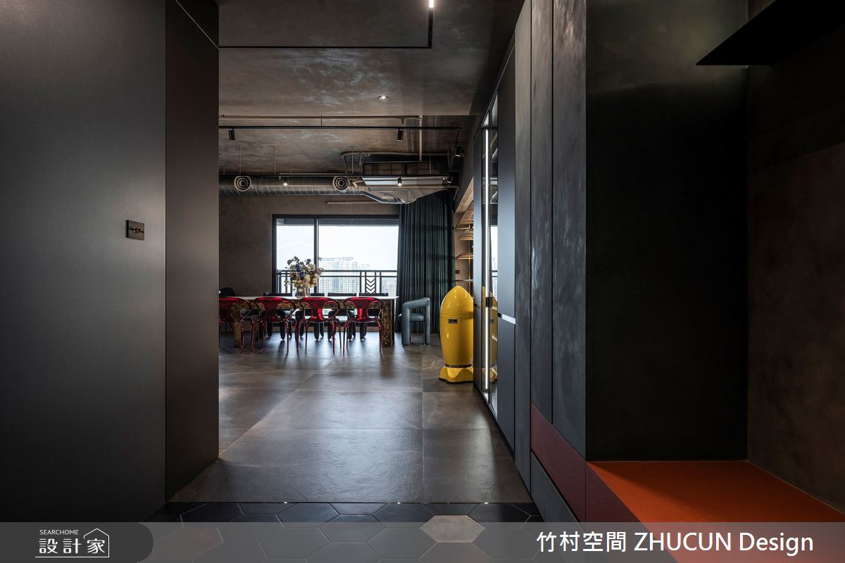 50坪新成屋(5年以下)＿混搭風玄關餐廳案例圖片＿竹村空間 ZHUCUN Design＿竹村_27 大人的遊戲室_50坪混搭風之2