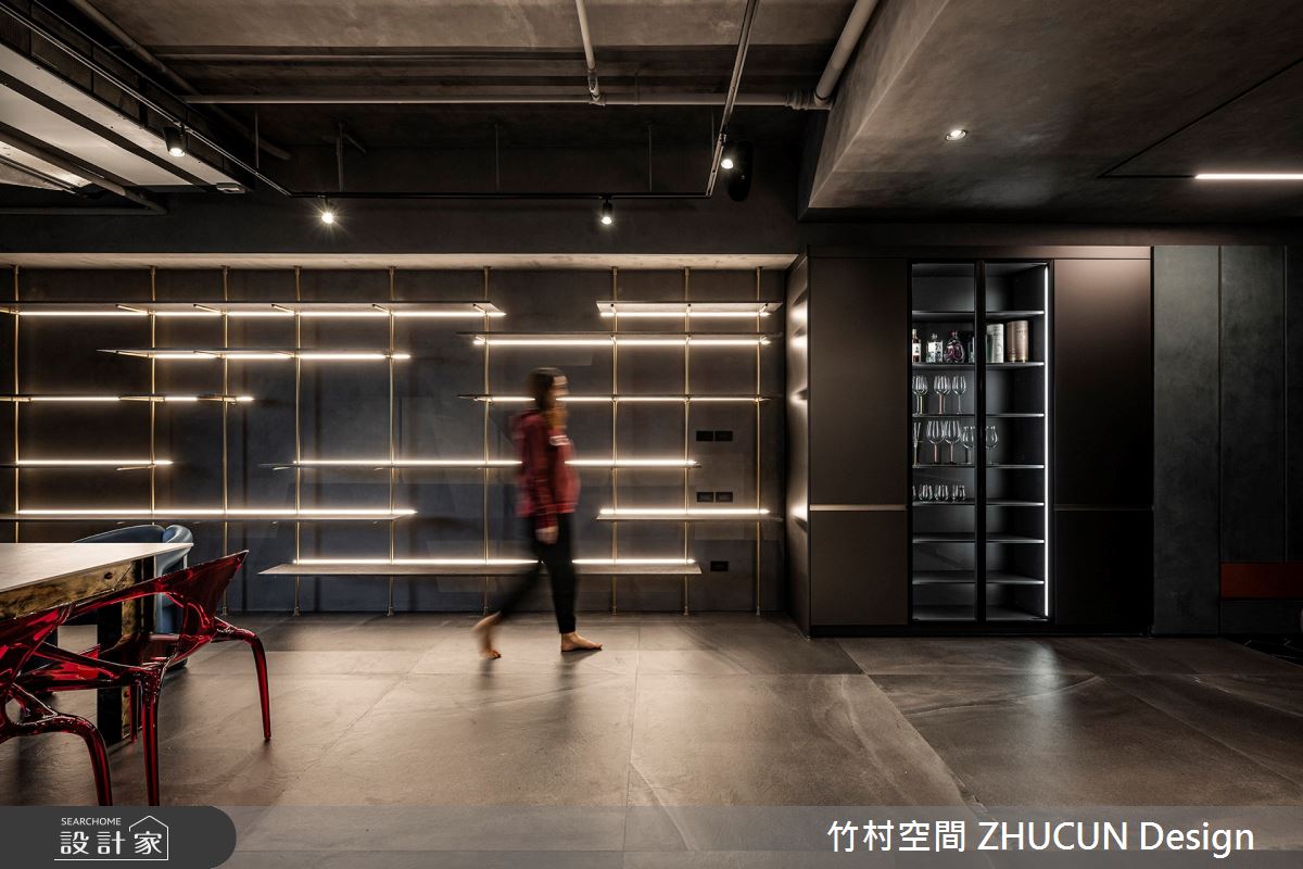 50坪新成屋(5年以下)＿混搭風餐廳案例圖片＿竹村空間 ZHUCUN Design＿竹村_27 大人的遊戲室_50坪混搭風之4