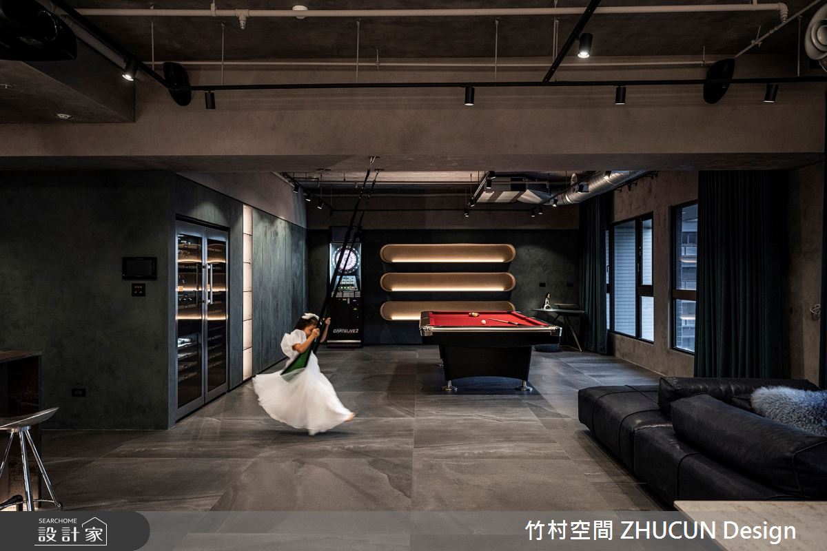 50坪新成屋(5年以下)＿混搭風客廳案例圖片＿竹村空間 ZHUCUN Design＿竹村_27 大人的遊戲室_50坪混搭風之8