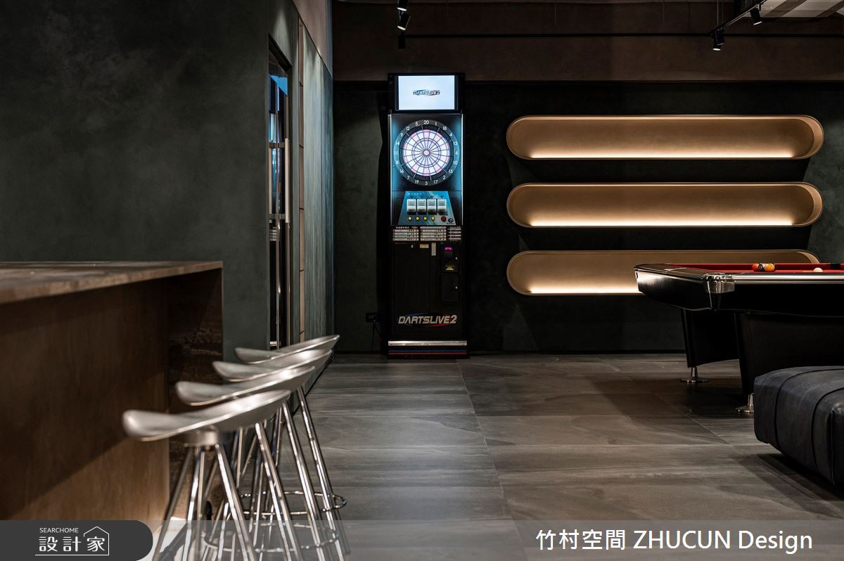 50坪新成屋(5年以下)＿混搭風吧檯案例圖片＿竹村空間 ZHUCUN Design＿竹村_27 大人的遊戲室_50坪混搭風之12