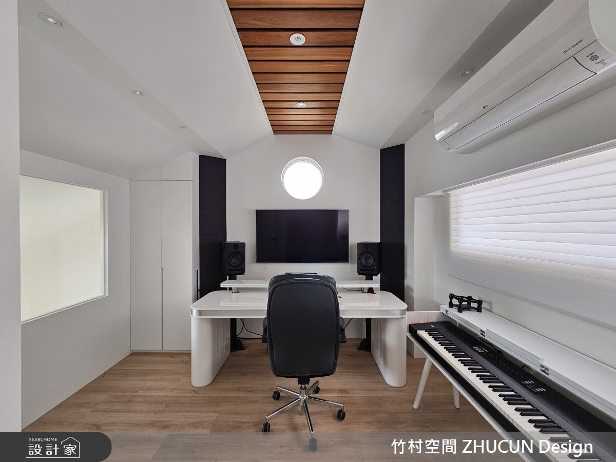 136坪老屋(16~30年)＿簡約風書房工作區案例圖片＿竹村空間 ZHUCUN Design＿竹村_28 享。日_136坪簡約風毛胚屋透天別墅之13