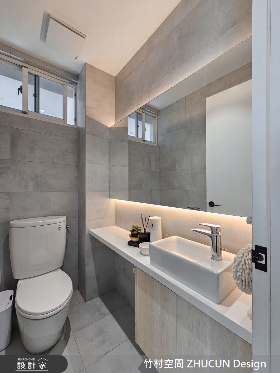 136坪老屋(16~30年)＿簡約風浴室案例圖片＿竹村空間 ZHUCUN Design＿竹村_28 享。日_136坪簡約風毛胚屋透天別墅之16