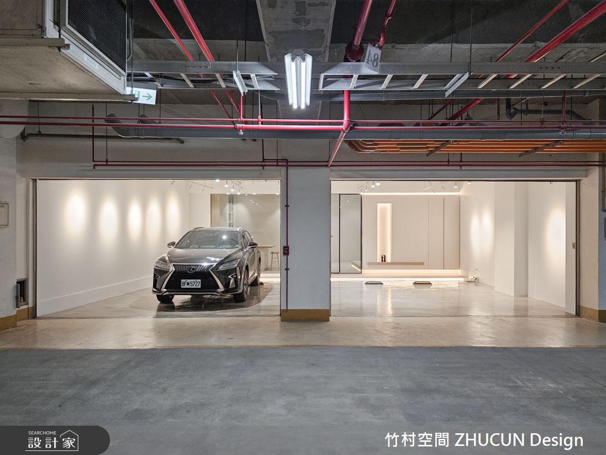 136坪老屋(16~30年)＿簡約風車庫案例圖片＿竹村空間 ZHUCUN Design＿竹村_28 享。日_136坪簡約風毛胚屋透天別墅之23