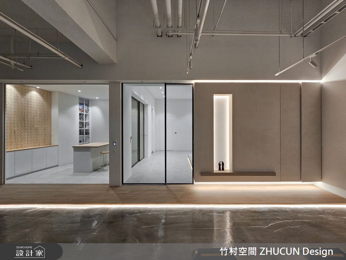 136坪老屋(16~30年)＿簡約風多功能室車庫案例圖片＿竹村空間 ZHUCUN Design＿竹村_28 享。日_136坪簡約風毛胚屋透天別墅之25