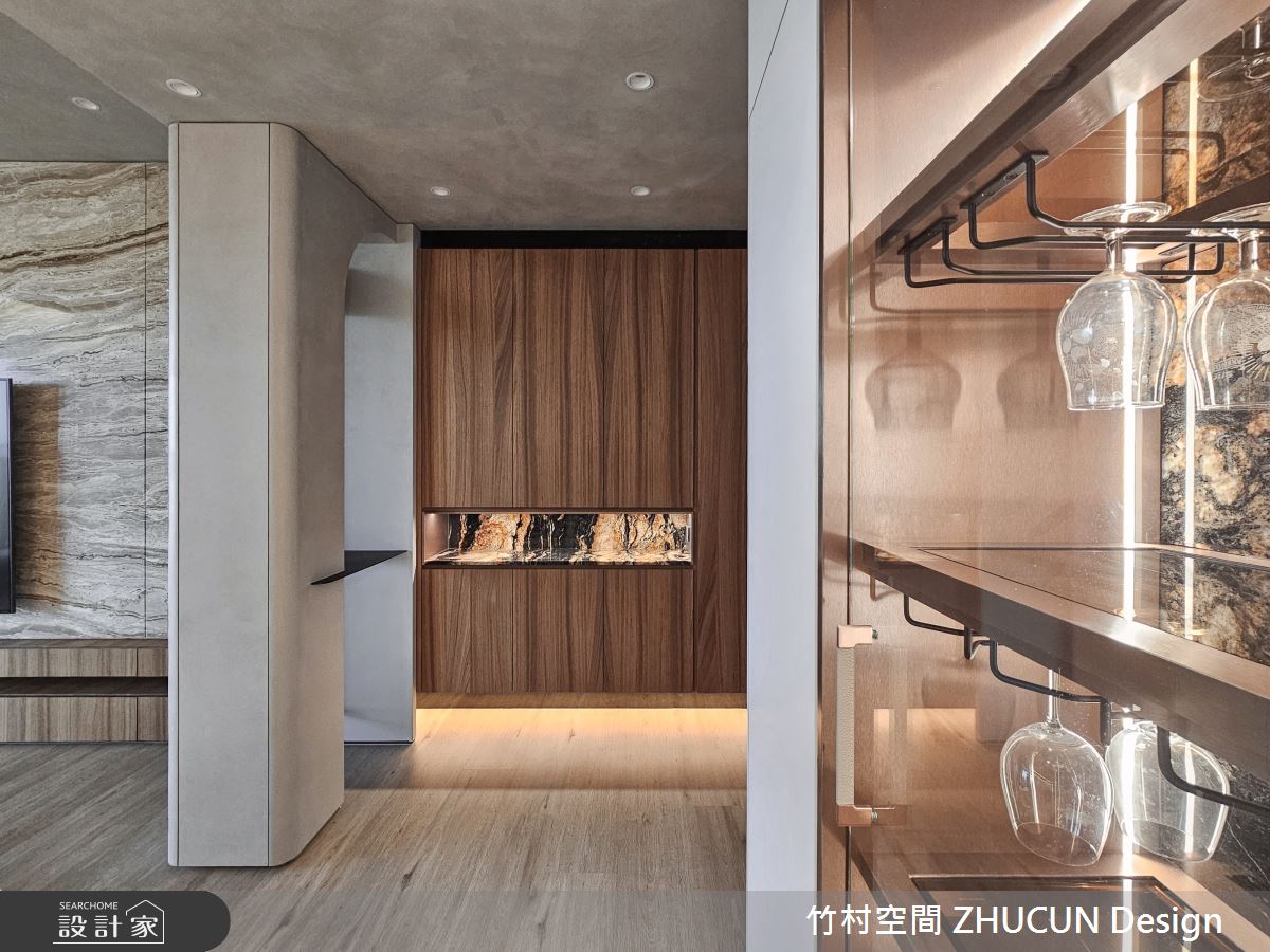 34坪新成屋(5年以下)＿侘寂風玄關案例圖片＿竹村空間 ZHUCUN Design＿竹村_29 湖景宅_34坪侘寂風之6
