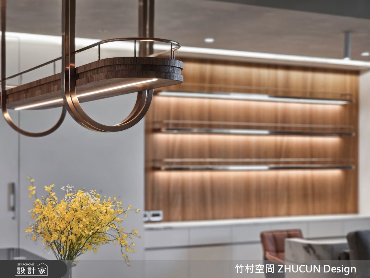 34坪新成屋(5年以下)＿侘寂風餐廳書房工作區案例圖片＿竹村空間 ZHUCUN Design＿竹村_29 湖景宅_34坪侘寂風之14