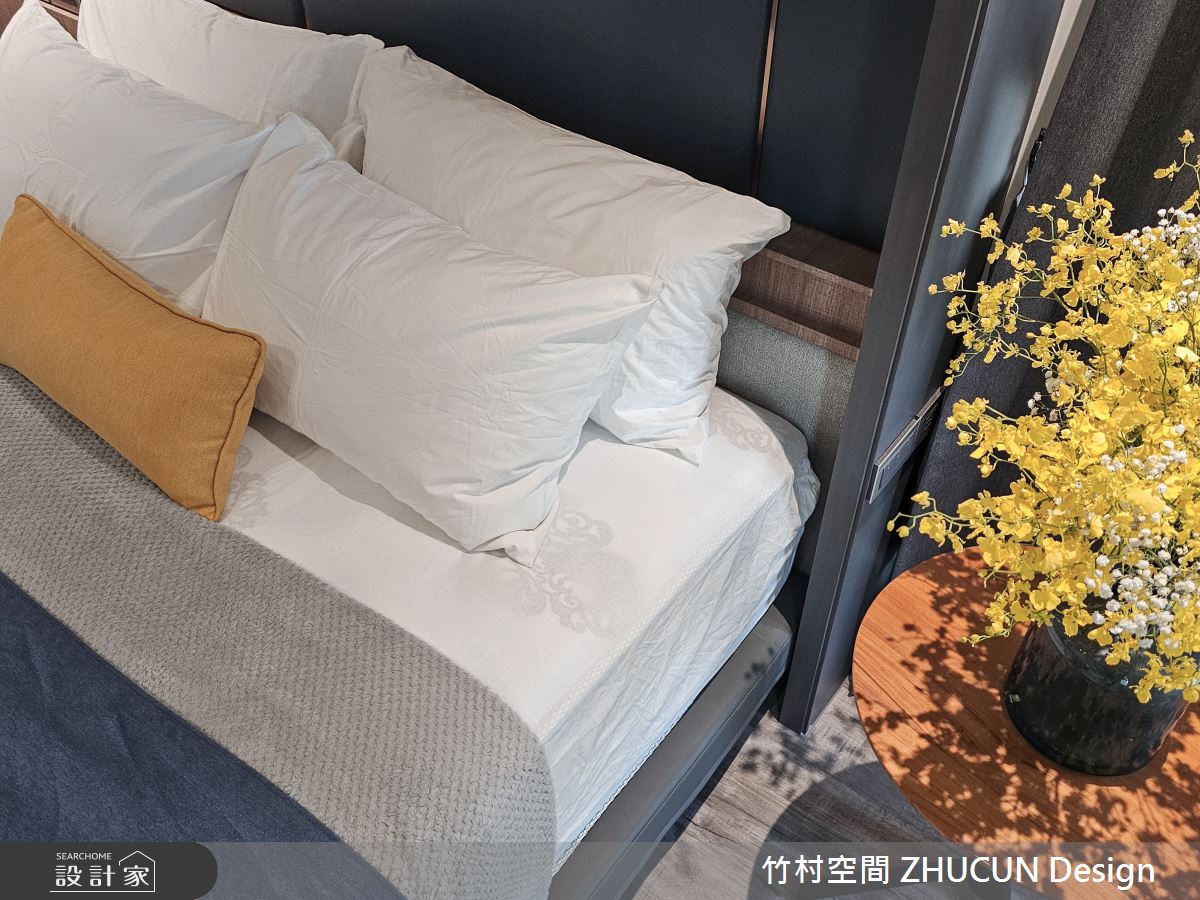 34坪新成屋(5年以下)＿侘寂風臥室案例圖片＿竹村空間 ZHUCUN Design＿竹村_29 湖景宅_34坪侘寂風之21