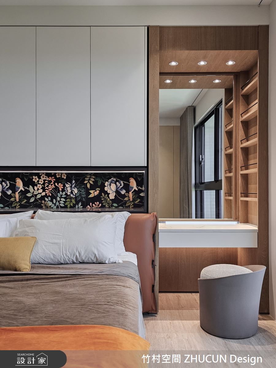 34坪新成屋(5年以下)＿侘寂風臥室案例圖片＿竹村空間 ZHUCUN Design＿竹村_29 湖景宅_34坪侘寂風之25