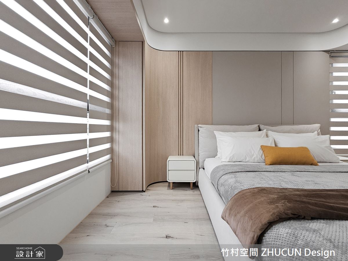 30坪新成屋(5年以下)＿混搭風臥室案例圖片＿竹村空間 ZHUCUN Design＿竹村_30 木.蘊_30坪日式侘寂風之15
