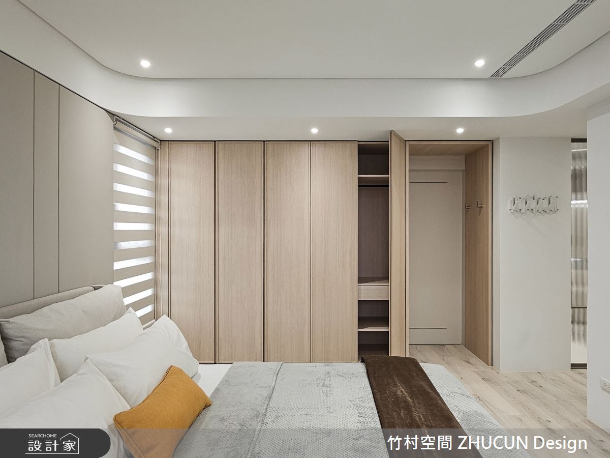 30坪新成屋(5年以下)＿混搭風臥室案例圖片＿竹村空間 ZHUCUN Design＿竹村_30 木.蘊_30坪日式侘寂風之17