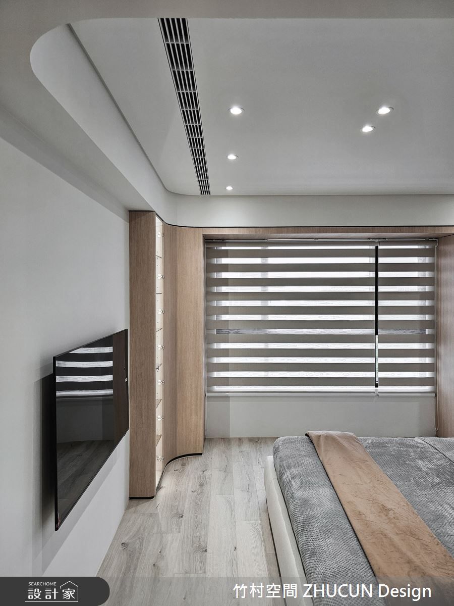 30坪新成屋(5年以下)＿混搭風臥室案例圖片＿竹村空間 ZHUCUN Design＿竹村_30 木.蘊_30坪日式侘寂風之14