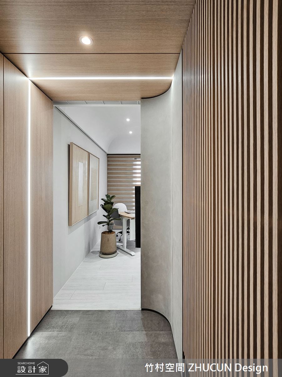 30坪新成屋(5年以下)＿混搭風玄關案例圖片＿竹村空間 ZHUCUN Design＿竹村_30 木.蘊_30坪日式侘寂風之1