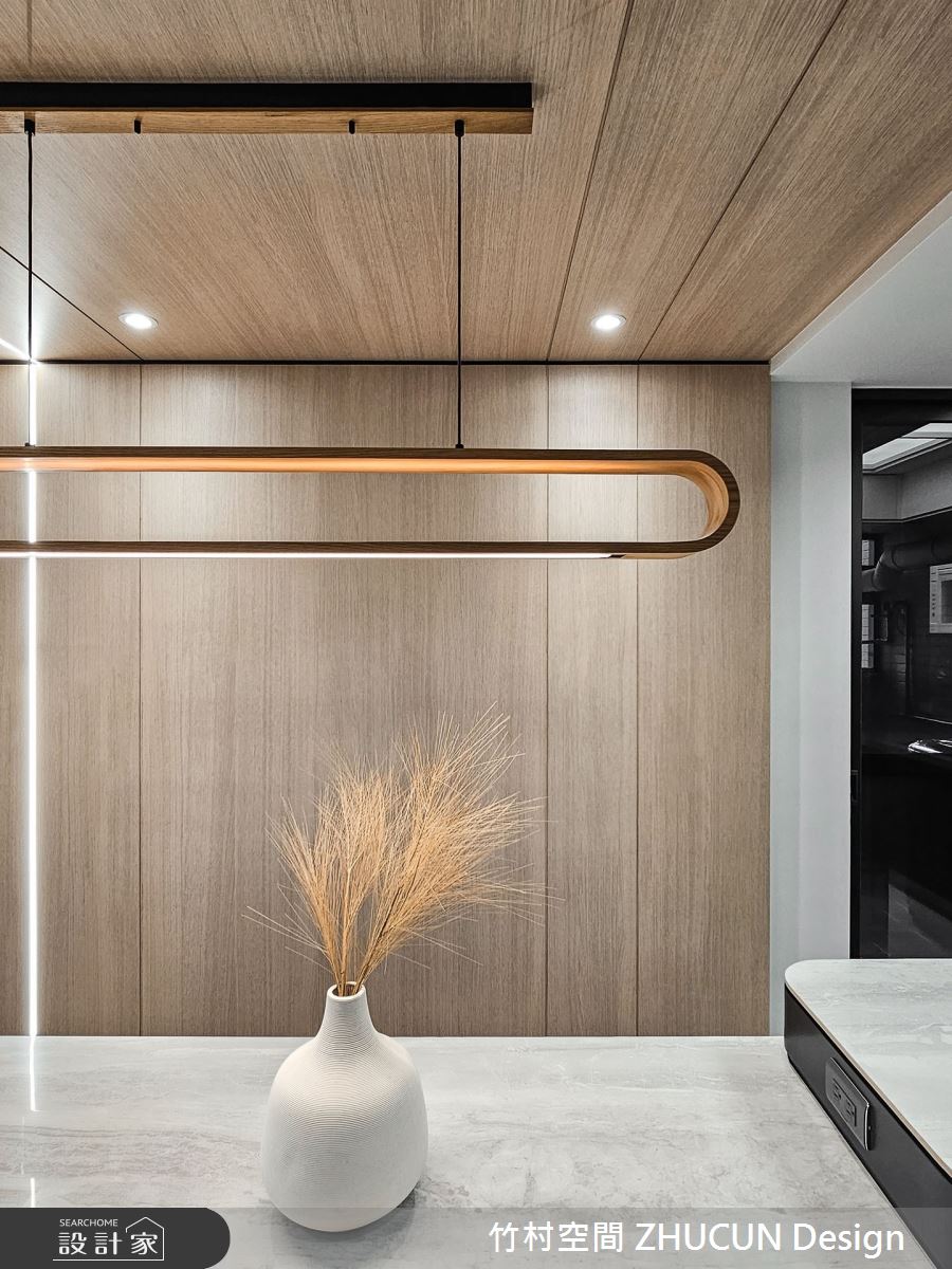 30坪新成屋(5年以下)＿混搭風餐廳案例圖片＿竹村空間 ZHUCUN Design＿竹村_30 木.蘊_30坪日式侘寂風之9