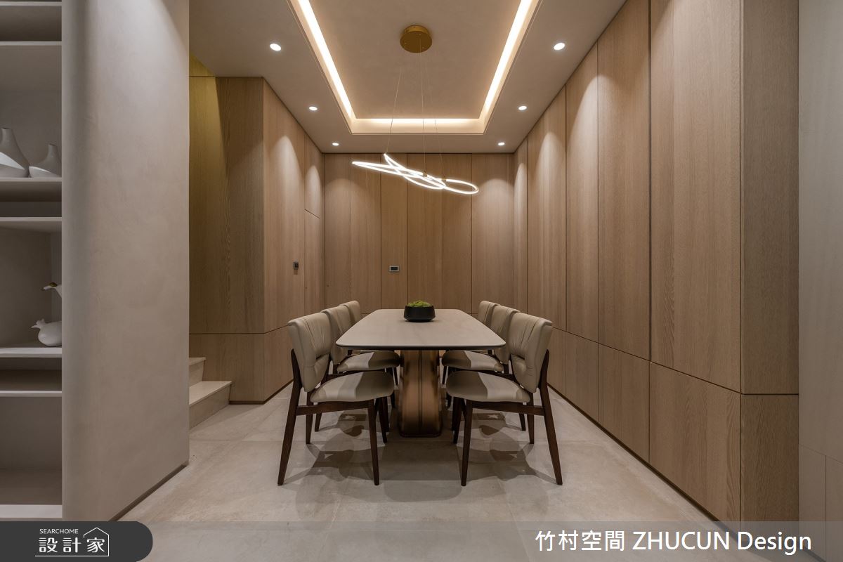 60坪新成屋(5年以下)＿侘寂風餐廳案例圖片＿竹村空間 ZHUCUN Design＿竹村_31 岡山NO.21_60坪侘寂風透天別墅之5