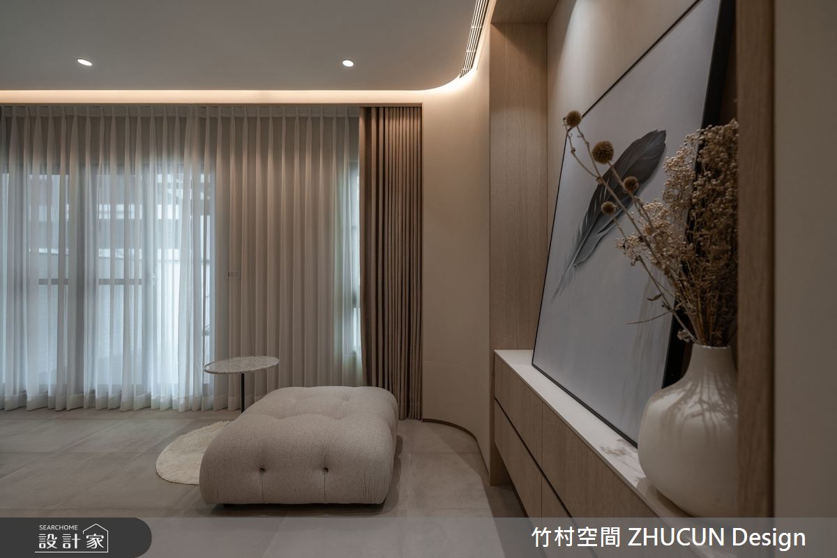 60坪新成屋(5年以下)＿侘寂風臥室案例圖片＿竹村空間 ZHUCUN Design＿竹村_31 岡山NO.21_60坪侘寂風透天別墅之9