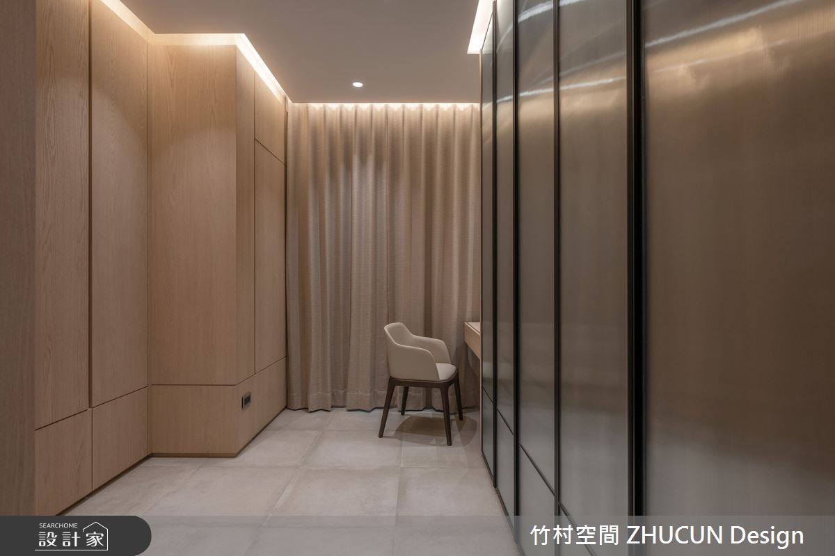 60坪新成屋(5年以下)＿現代風更衣間案例圖片＿竹村空間 ZHUCUN Design＿竹村_32 岡山NO.22_60坪侘寂風透天別墅之11