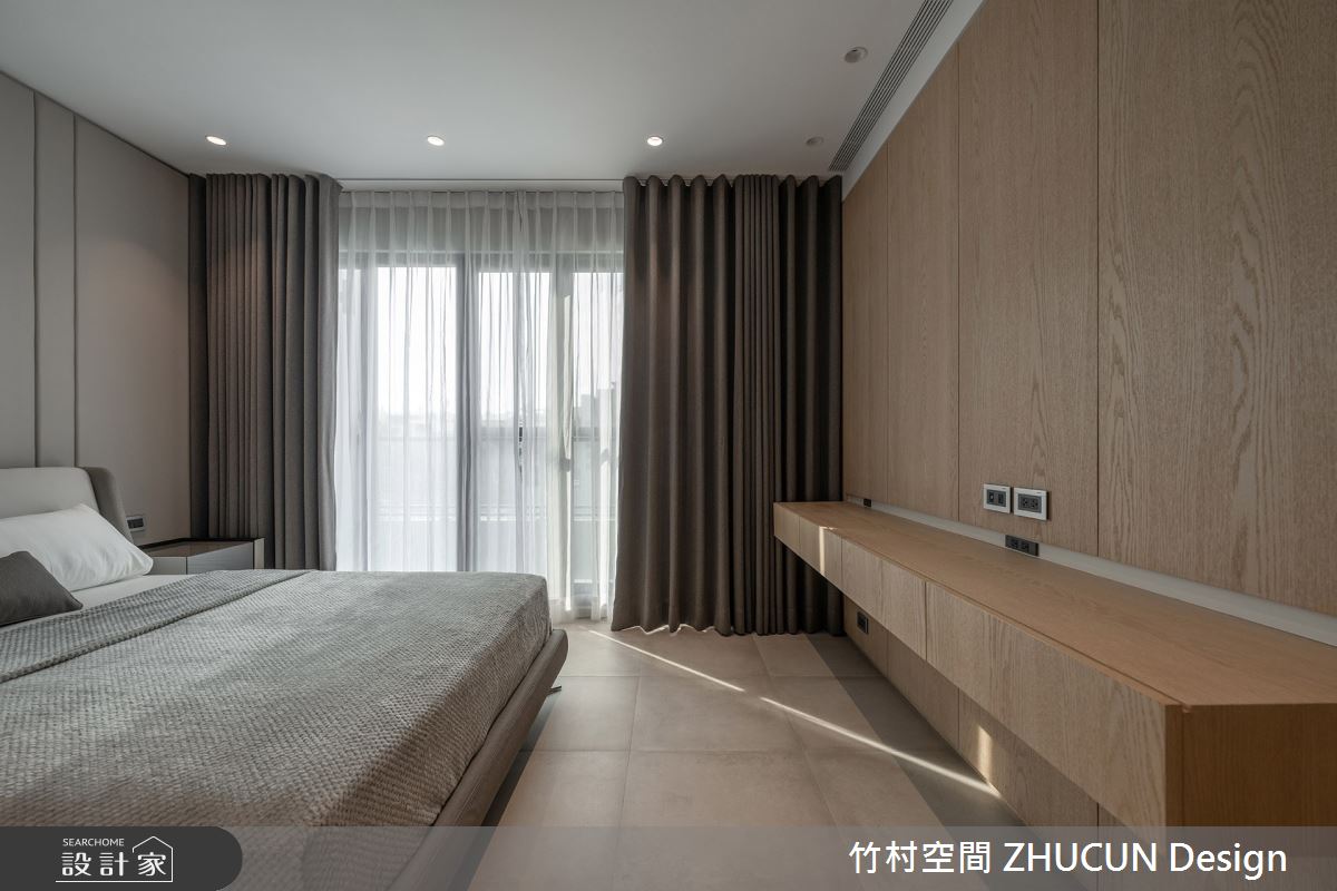 60坪新成屋(5年以下)＿現代風臥室案例圖片＿竹村空間 ZHUCUN Design＿竹村_32 岡山NO.22_60坪侘寂風透天別墅之15