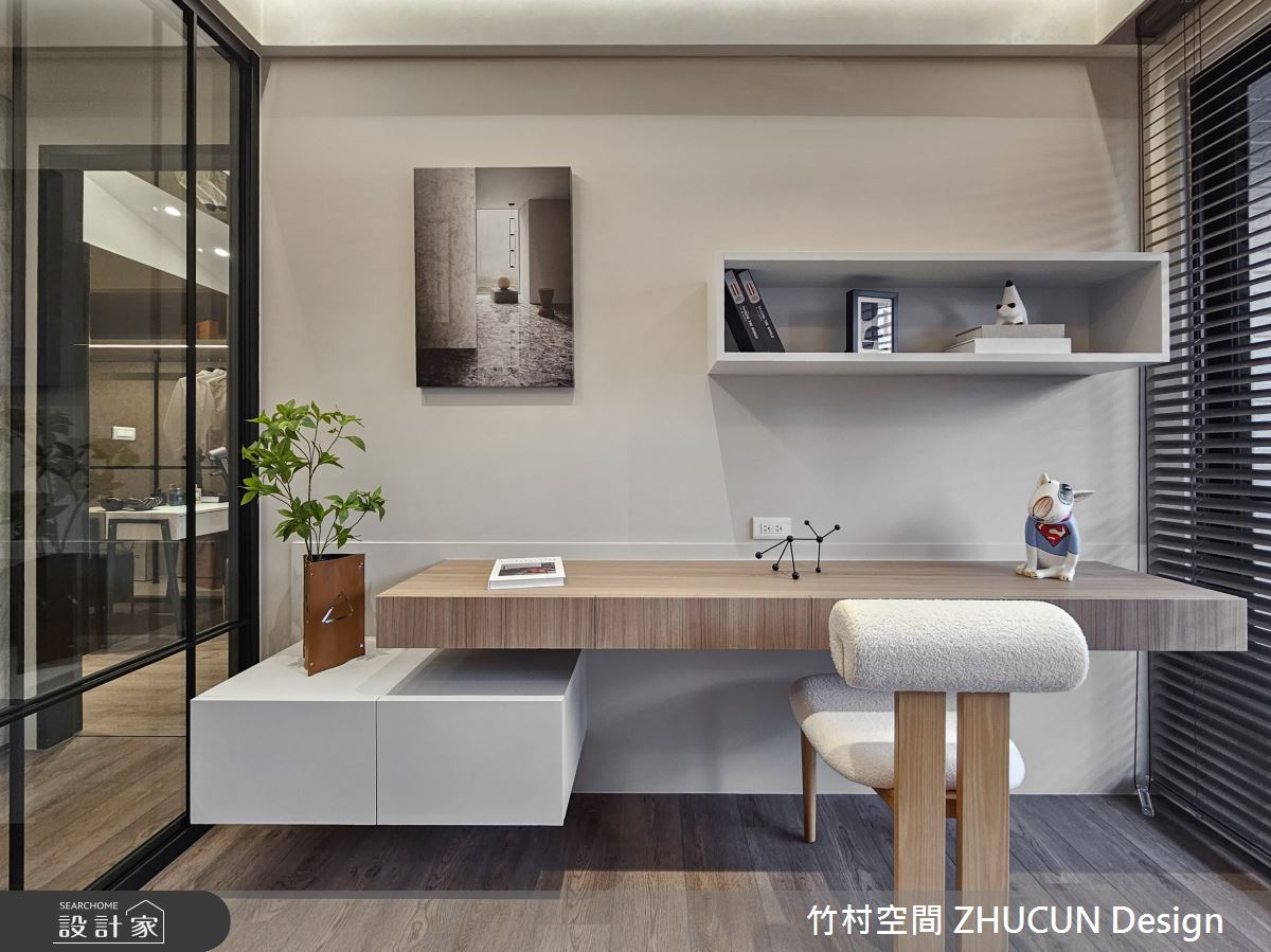16坪新成屋(5年以下)＿現代風書房案例圖片＿竹村空間 ZHUCUN Design＿竹村_33之14