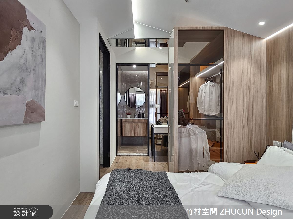 16坪新成屋(5年以下)＿現代風臥室更衣間浴室案例圖片＿竹村空間 ZHUCUN Design＿竹村_33之22