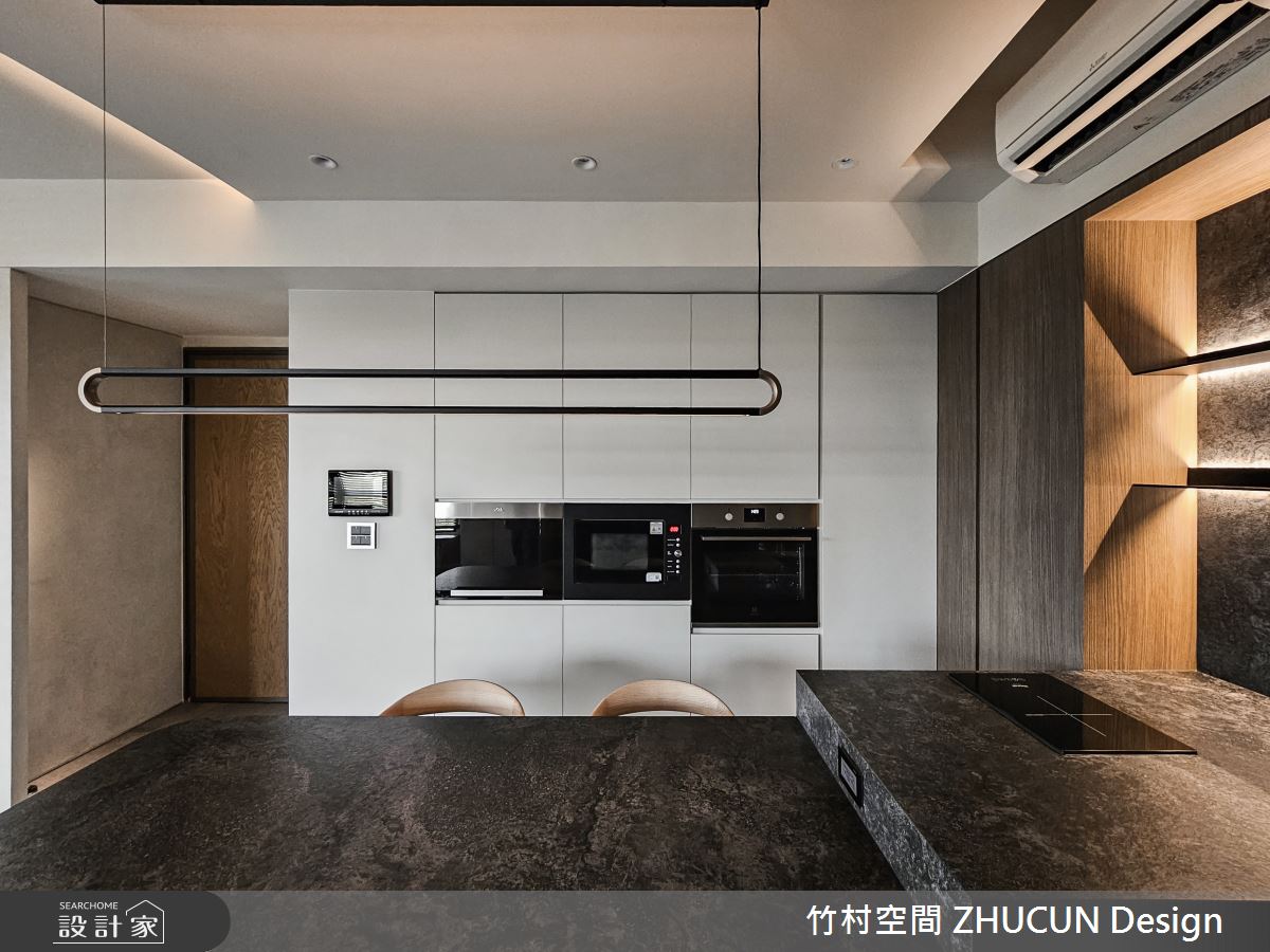 29坪新成屋(5年以下)＿現代風餐廳中島案例圖片＿竹村空間 ZHUCUN Design＿竹村_34 森.粼 Forest 29坪現代風之18