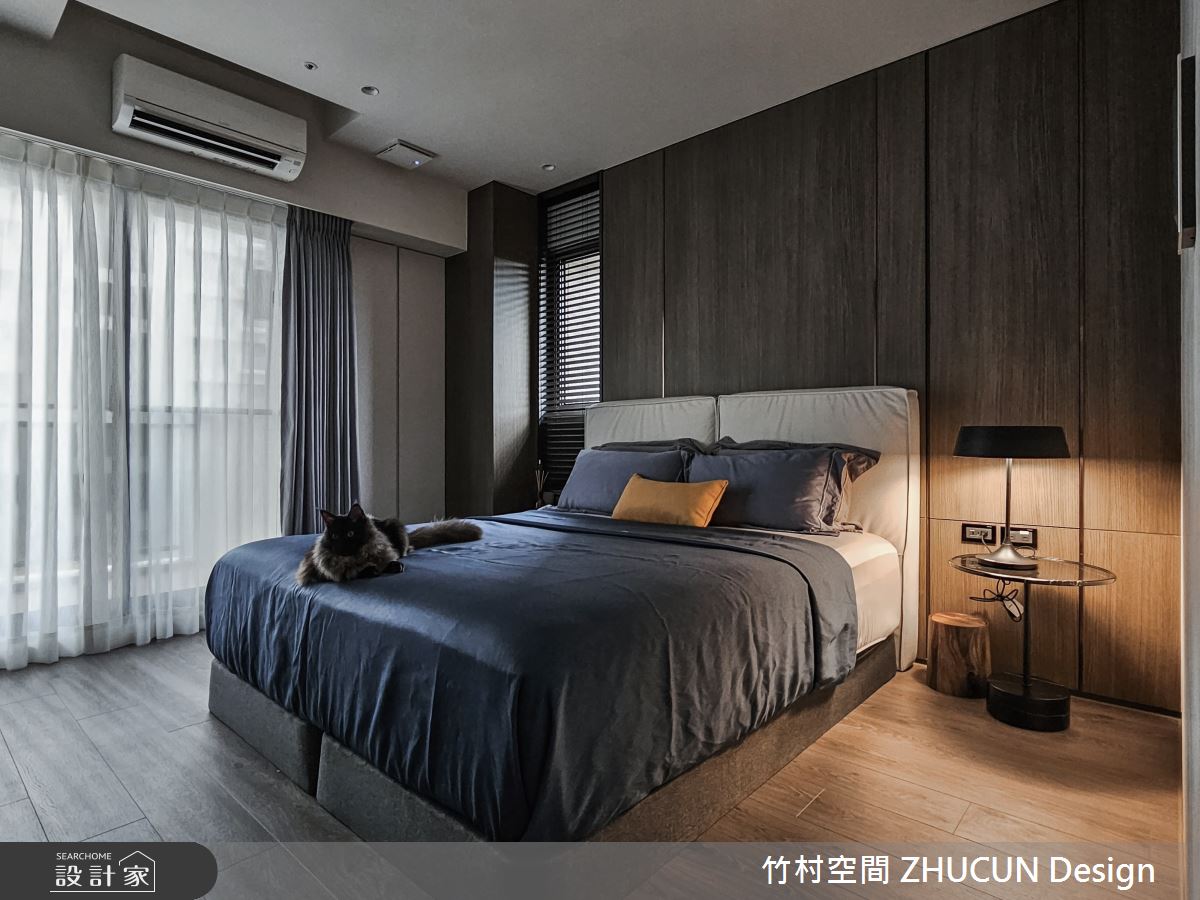 29坪新成屋(5年以下)＿現代風臥室案例圖片＿竹村空間 ZHUCUN Design＿竹村_34 森.粼 Forest 29坪現代風之21