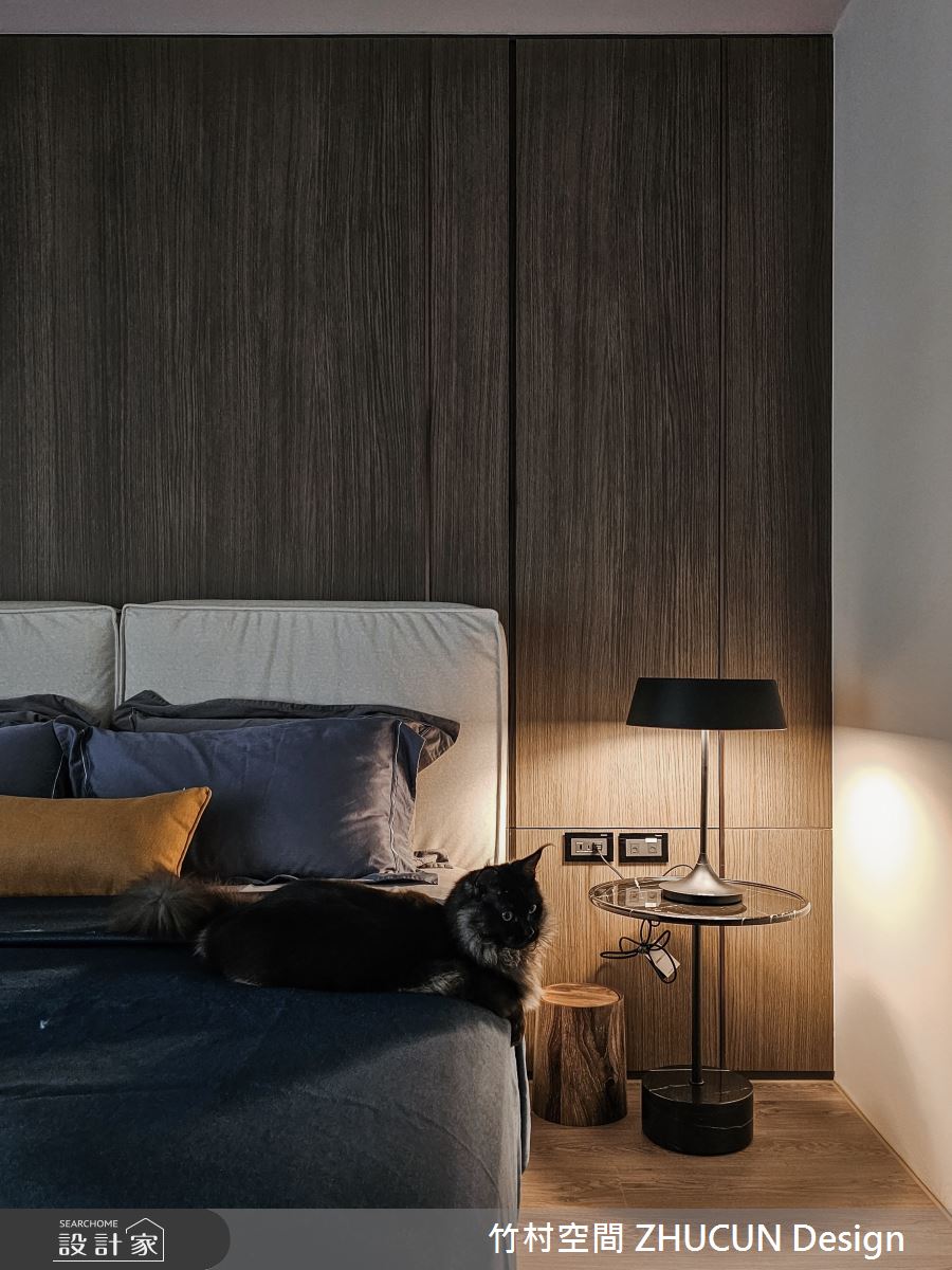 29坪新成屋(5年以下)＿現代風臥室案例圖片＿竹村空間 ZHUCUN Design＿竹村_34 森.粼 Forest 29坪現代風之23