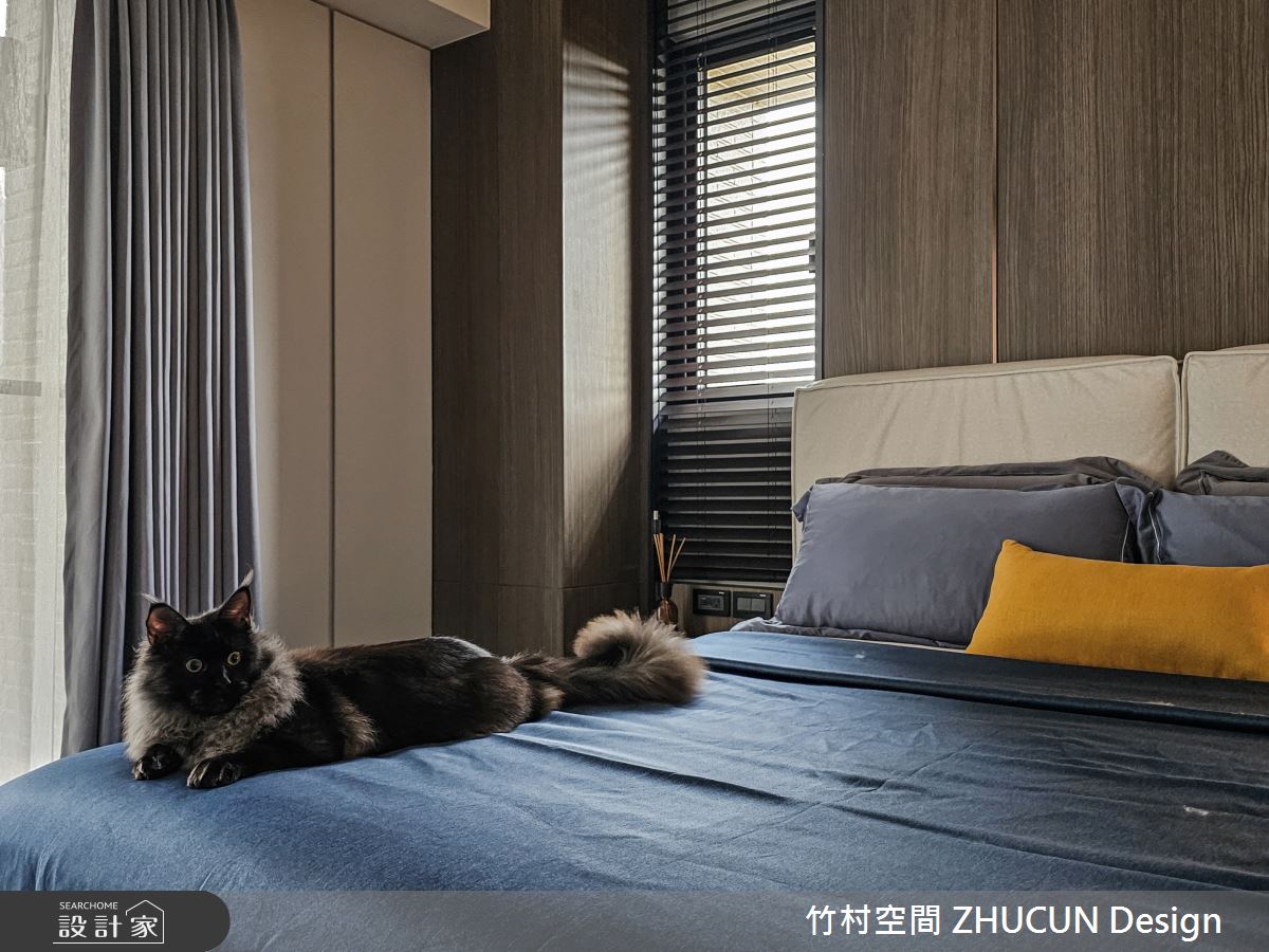 29坪新成屋(5年以下)＿現代風臥室案例圖片＿竹村空間 ZHUCUN Design＿竹村_34 森.粼 Forest 29坪現代風之22