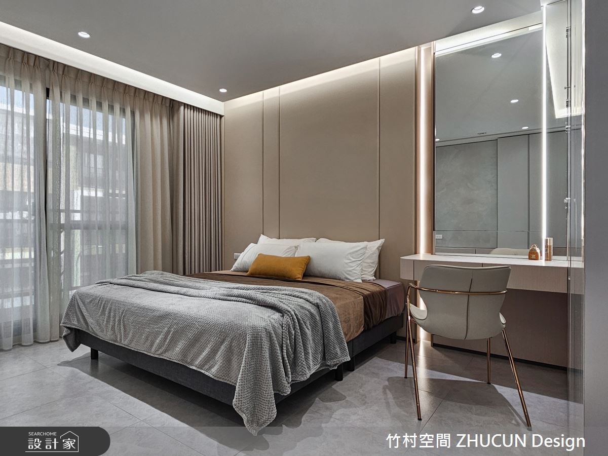 52坪新成屋(5年以下)＿混搭風臥室案例圖片＿竹村空間 ZHUCUN Design＿竹村_35 小港 NO.6 Siaogang NO.6 52坪混搭風之12