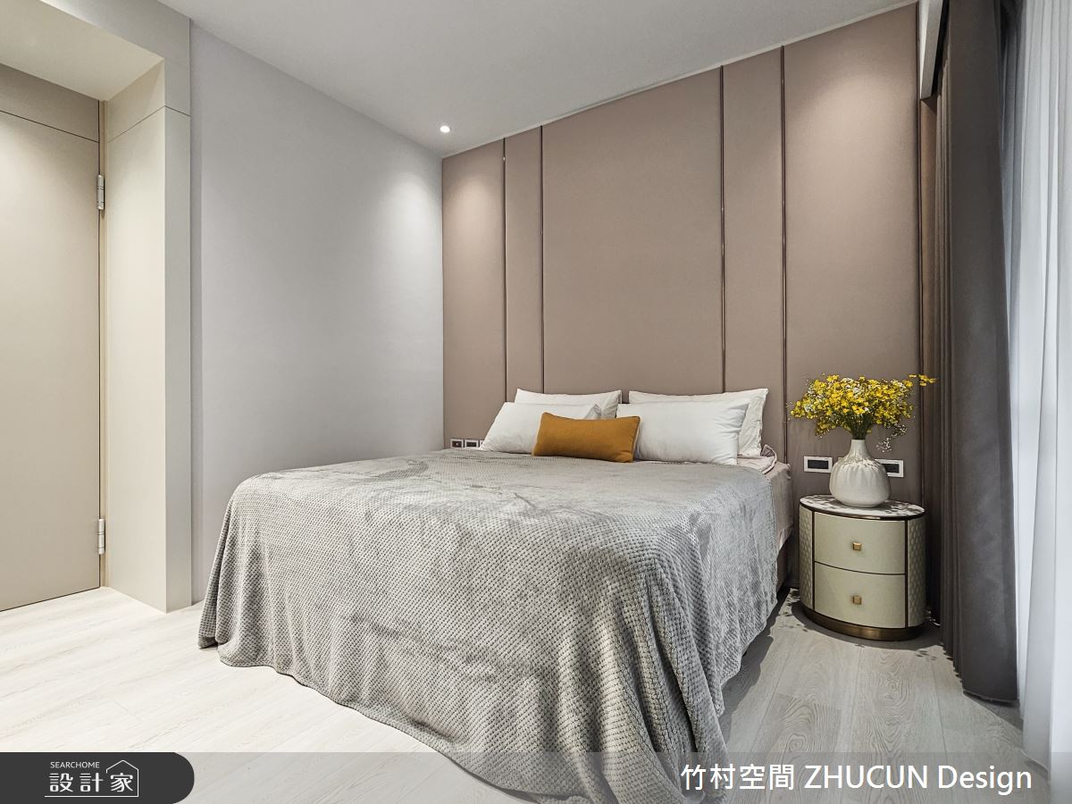20坪新成屋(5年以下)＿奶茶風臥室案例圖片＿竹村空間 ZHUCUN Design＿竹村_36 輕。曦 Light。Sun 20坪奶茶風之15